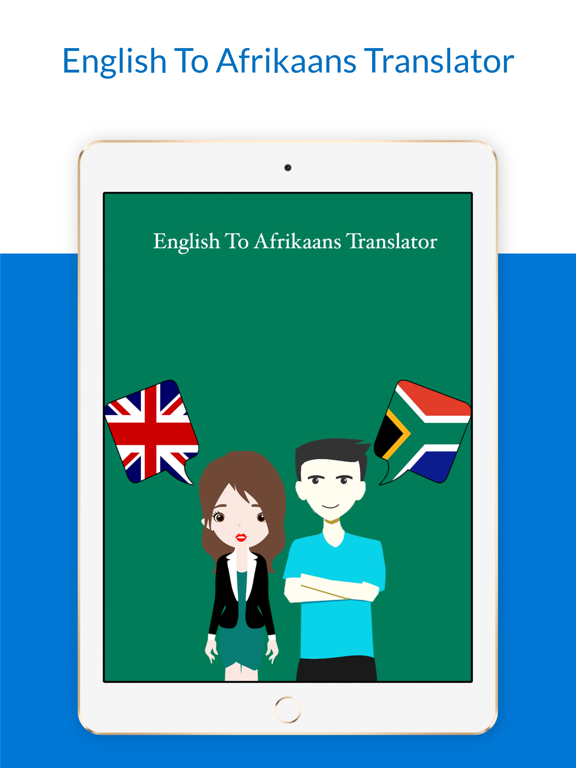English Afrikaans Translater iPad screenshot 1 - Education app