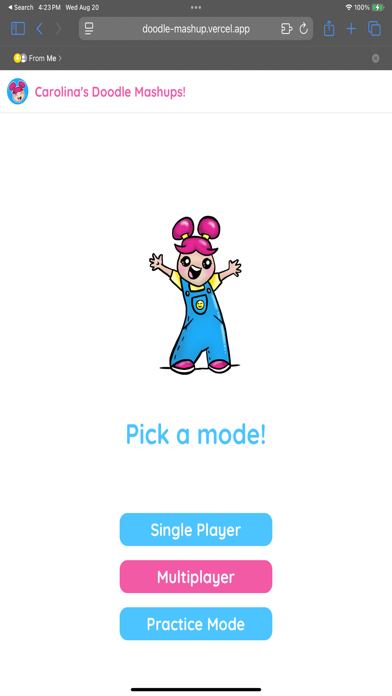 Screenshot #1 pour Doodle Mashups Game App