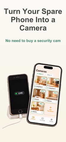 Komirun: Pet & Home Camera iPhone screenshot