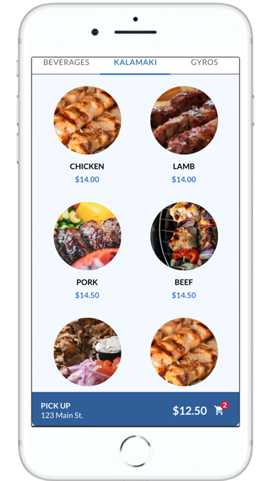 Kalamaki iPhone screenshot 3 - Food & Drink app
