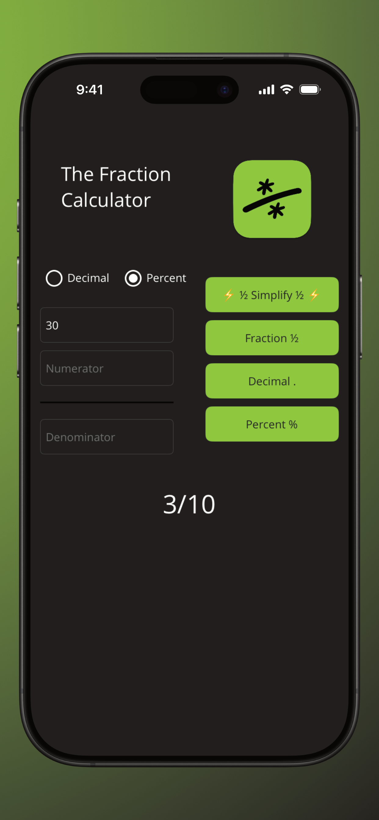 The Fraction Calculator screenshot 3