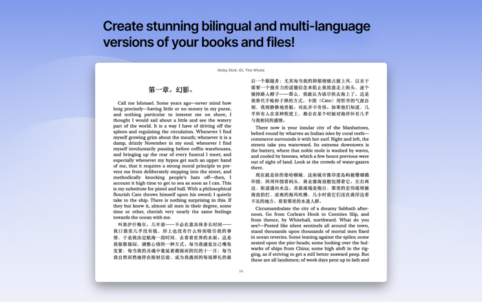 eBook Translator AI Translate
