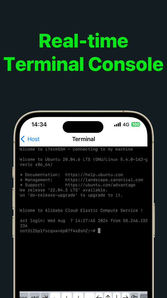 #3. iTermSSH - Secure & Fast Shell (iOS) Przez: 小玲 王
