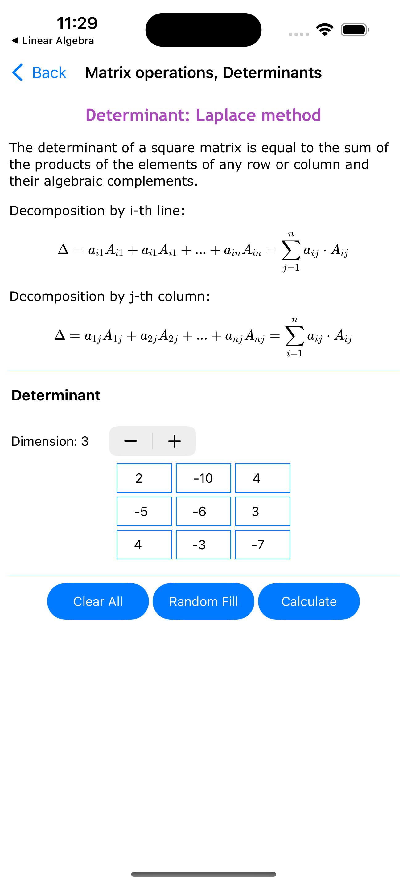 ALG Math Solver