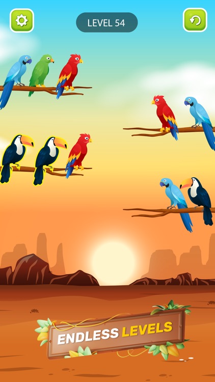 Bird Sort - Color Puzzle Games screenshot-4