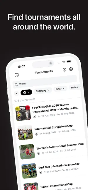 TOURNOI.CO - Search Tournament screenshot 1