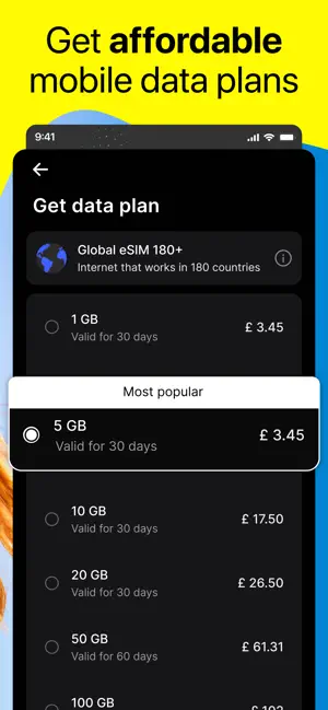 ZERO eSIM iPhone screenshot 2