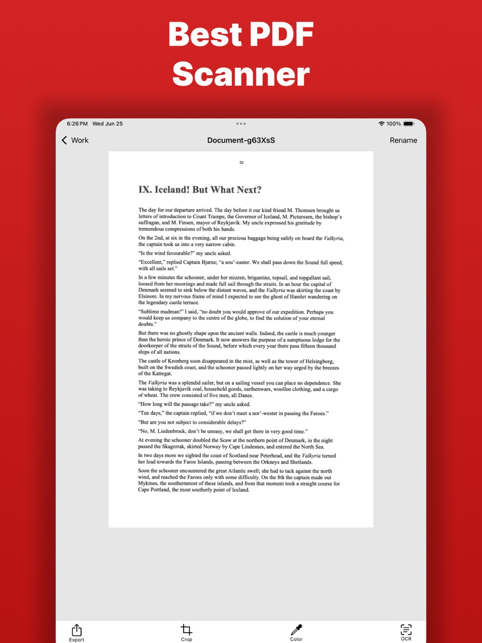 iPad screenshot