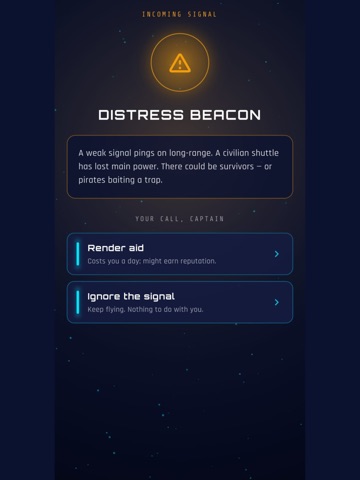 Stellar Dealer: Space Trader iPad screenshot