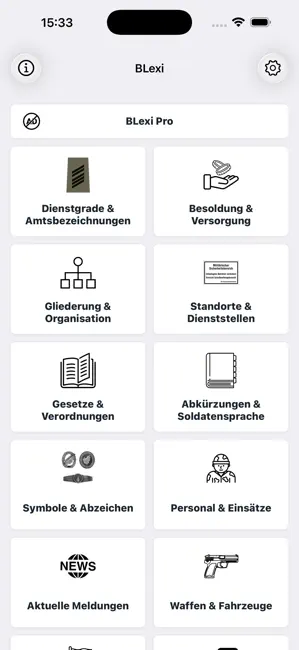 BLexi – Bundeswehr-Lexikon iPhone screenshot 1