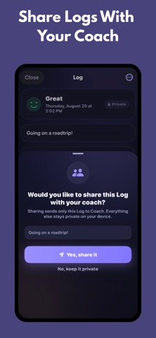 Log AI screenshot