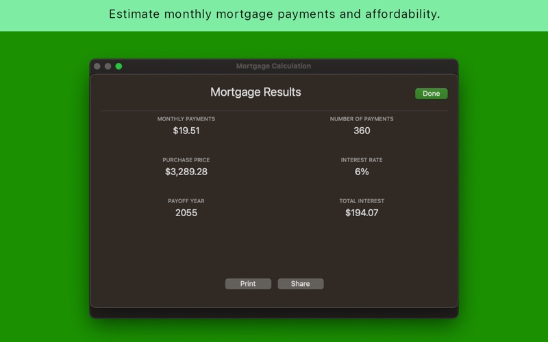 Paycheck Estimate Analysis screenshot