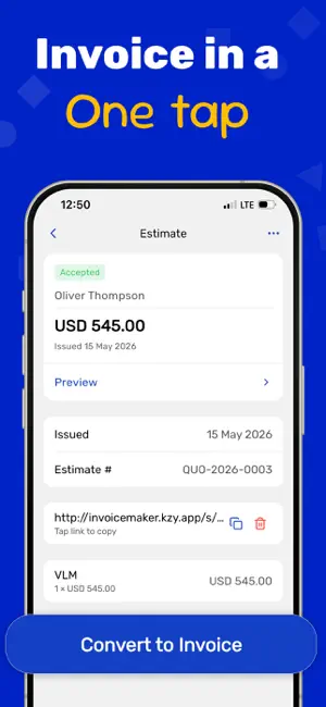Invoice Maker - Estimate & PDF screenshot 2