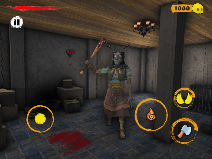 Flying Grandma Horror Game 3D