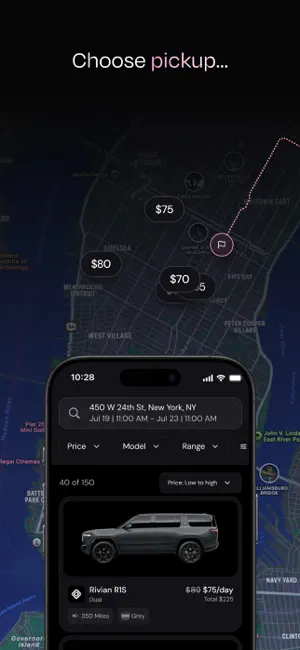 Eon: Electric Car Rentals screenshot 3