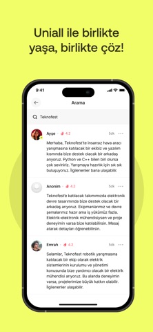 Uniall iPhone screenshot