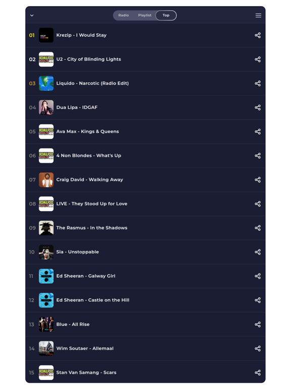Screenshot #6 pour Radio Belgique – En ligne