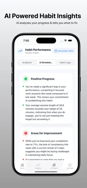 Habitualize – AI Habit Coach screenshot 3