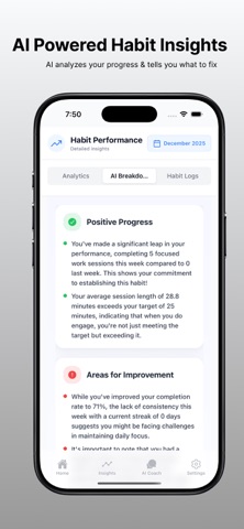 Habitualize – AI Habit Coach screenshot