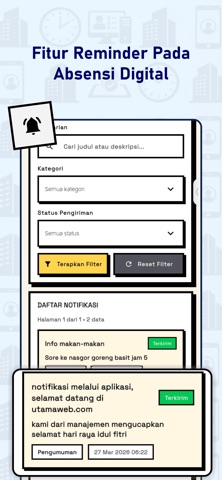 Kehadiranku iPhone screenshot