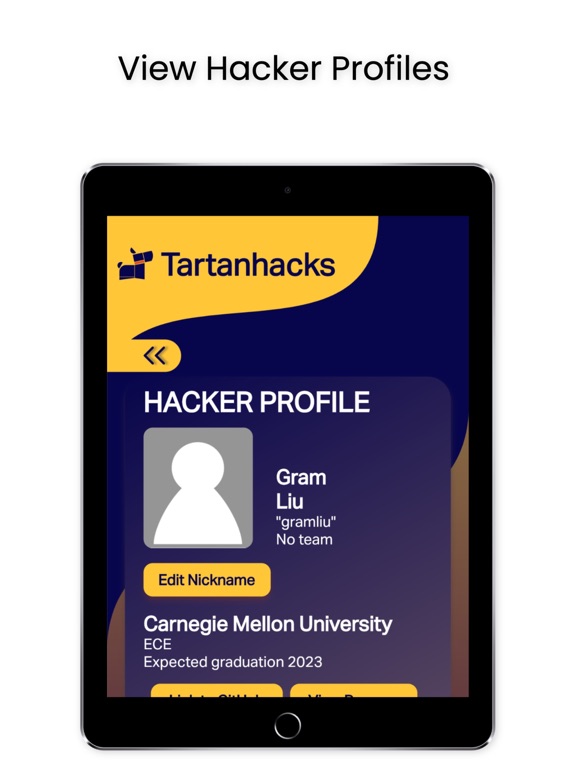 Screenshot #6 pour TartanHacks Dashboard