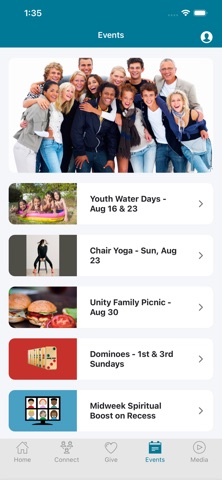 Unity of Michiana app screenshot 3