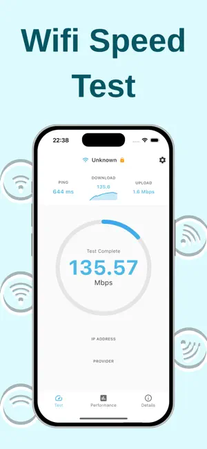 Wifi Speed Test - WiScan screenshot 1