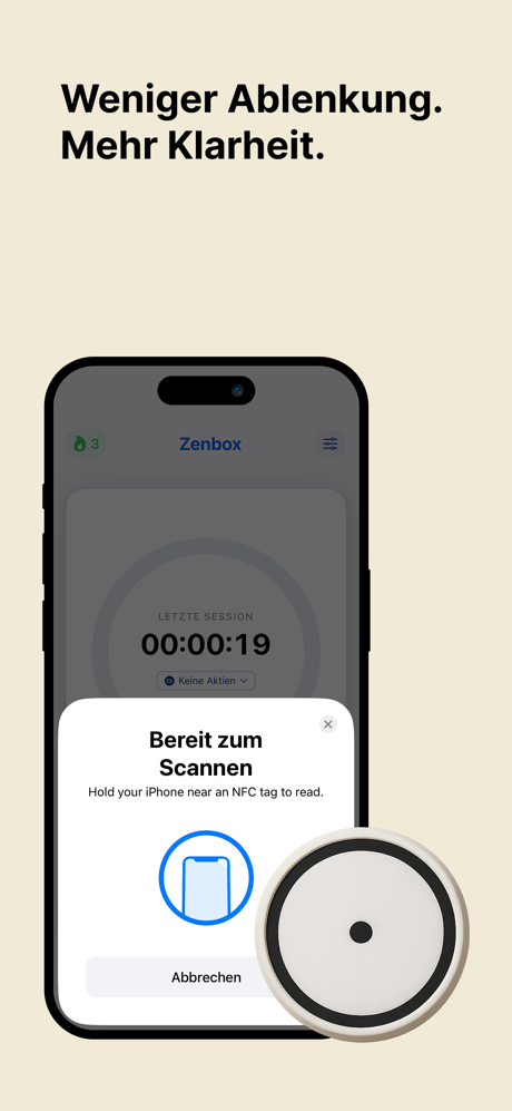 Zenbox - Digital Detox Device screenshot 1