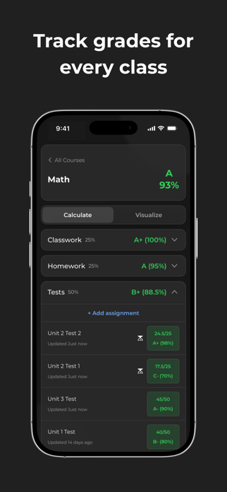 StudyBuddy - Schoology Grades Screenshot 2 of 5