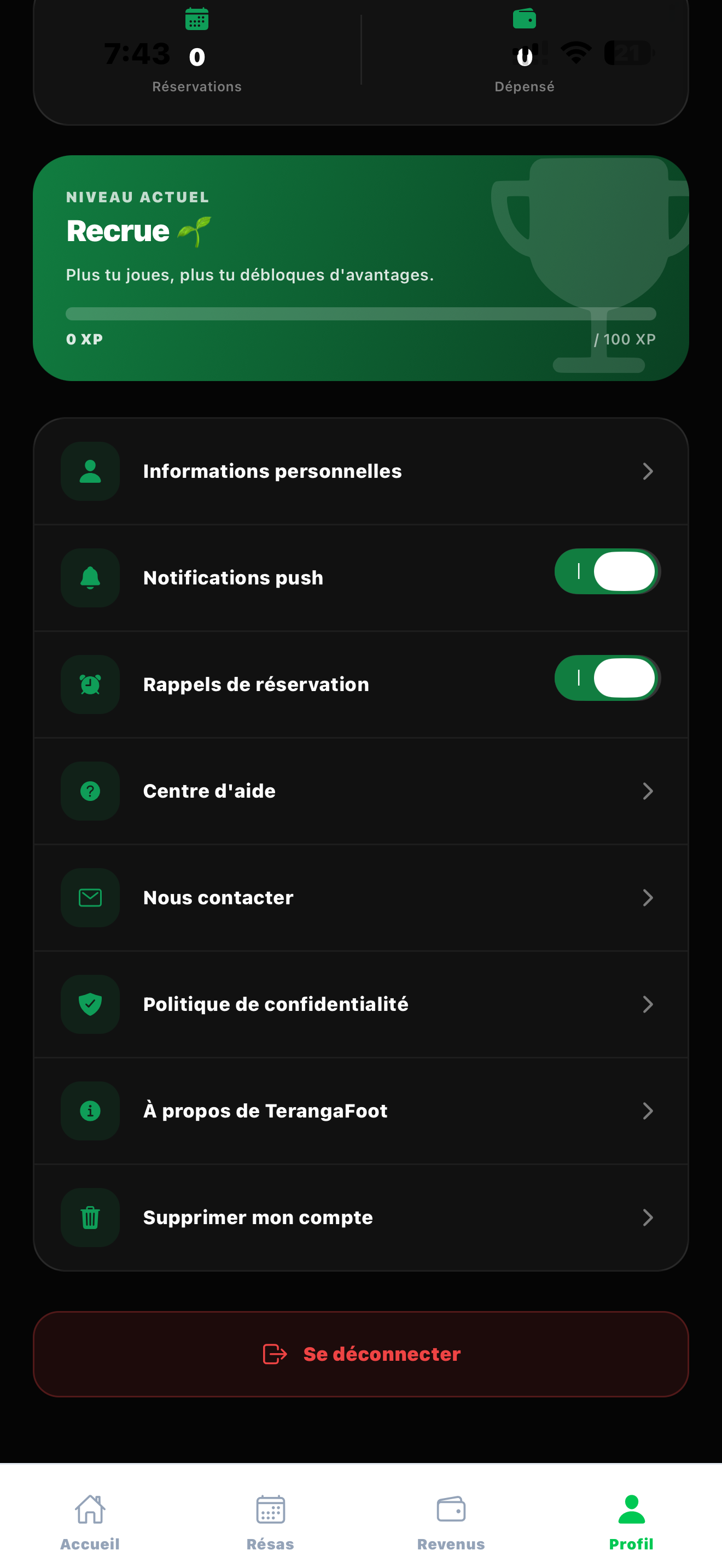 TerangaFoot screenshot 3