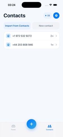 FaxPro — Fax from Your Phone iPhone screenshot
