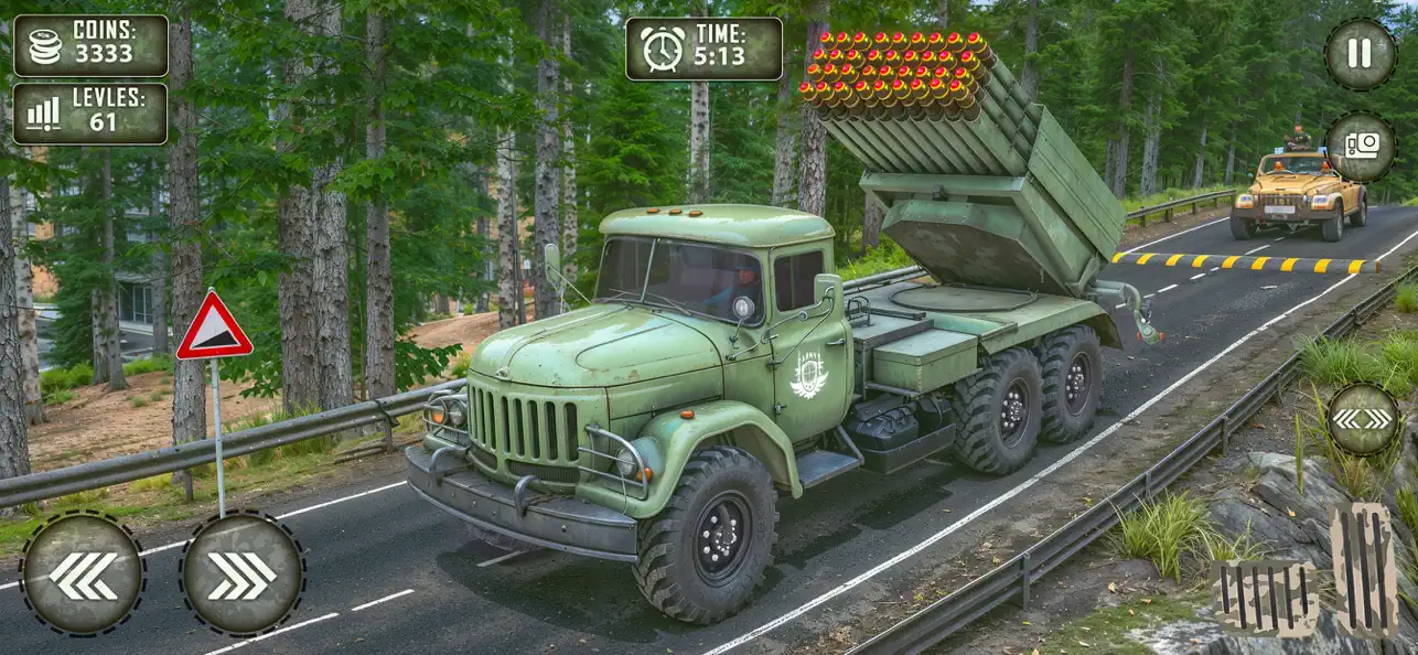 Screenshot #2 pour Army Truck: Driving Games 3D