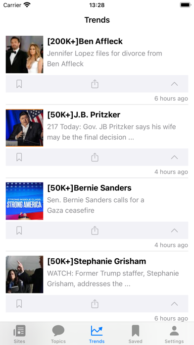 Trusted News 2025: US & World Screenshot