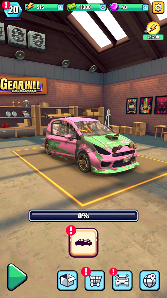 #6. Gear Hill Customs (iOS) 作者: DieNo Games Oy
