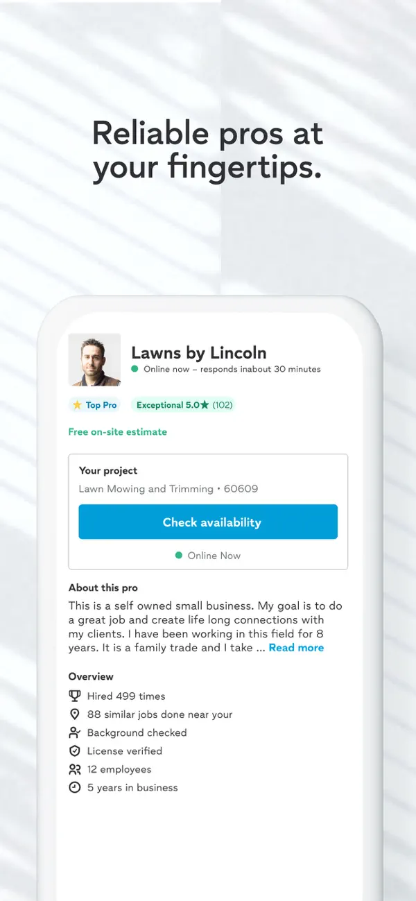 Thumbtack: Home Service Pros screenshot 6