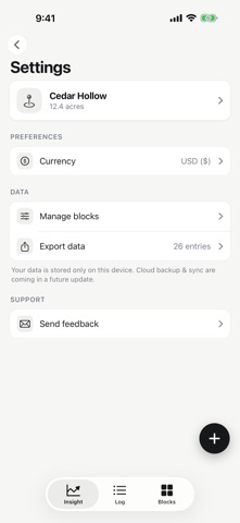 Furrowed: Farm Profit Tracker Screenshot 6 of 7