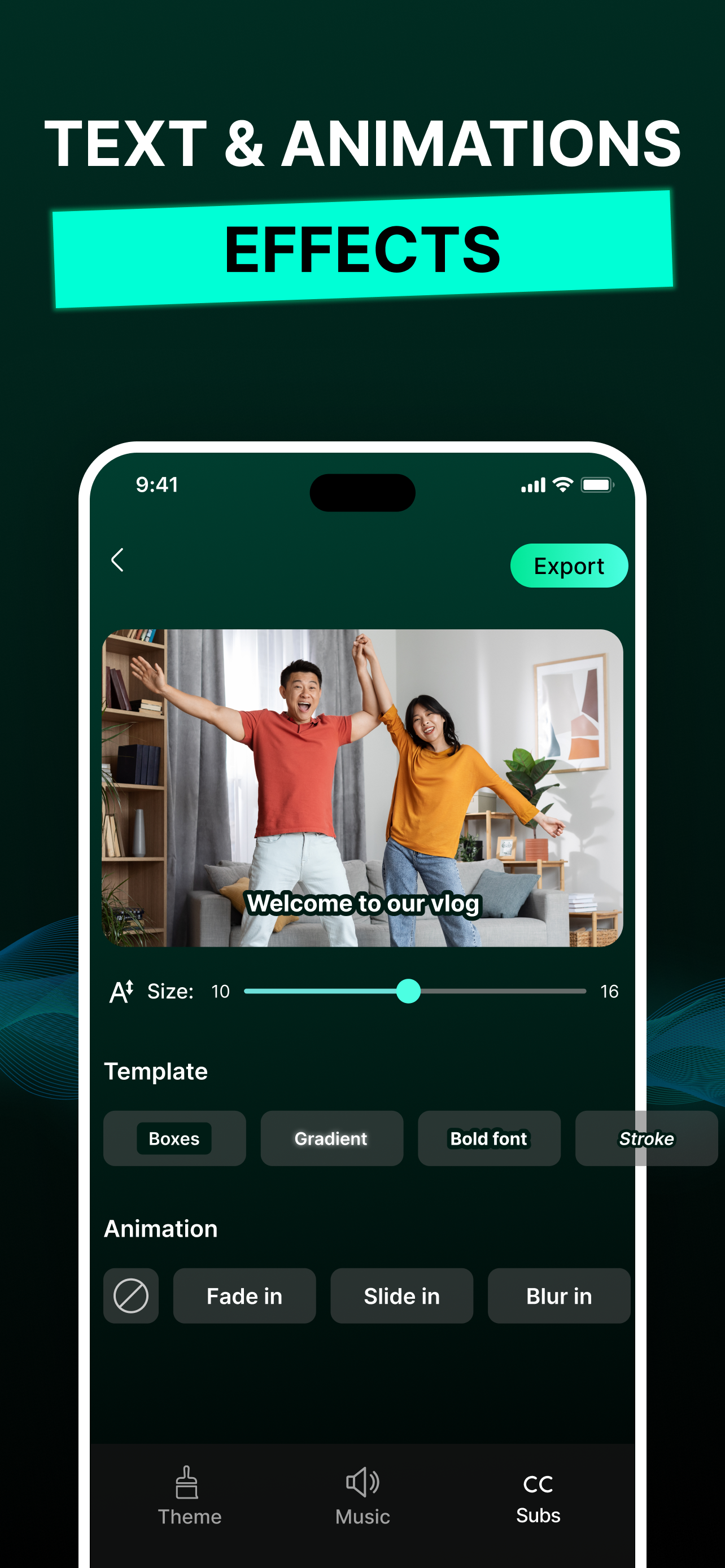 Teleprompter: Script & Caption