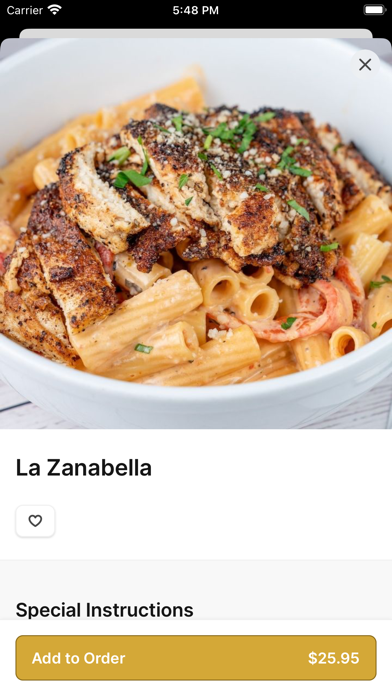 Cork & Crust Restaurant iPhone screenshot 4 - Food & Drink app