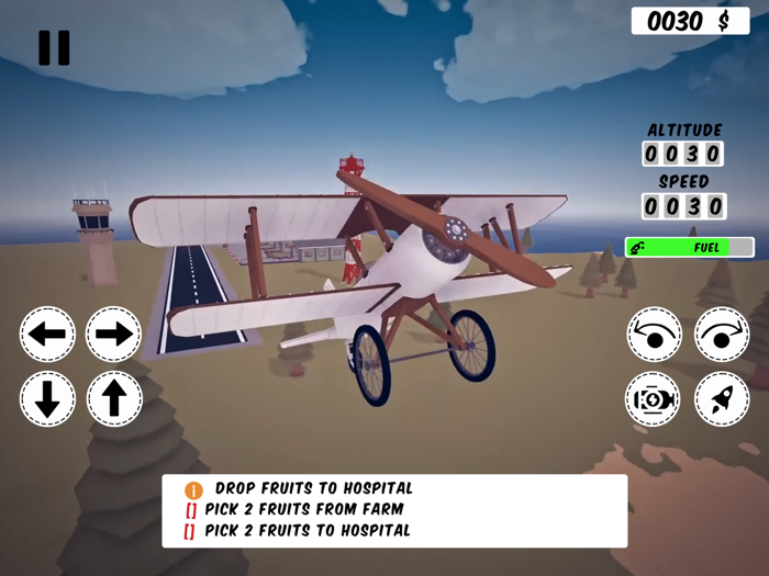 Paper Sim Flying Plane Games
