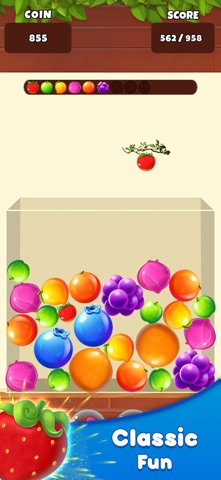 Fruit Merge Sort Puzzle Screenshot 1 of 10