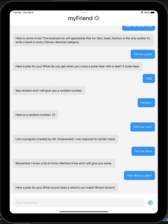 Screenshot #6 pour myFriend Offline Chat