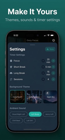 Cozy Focus - Visual Timer Screenshot 5 of 6
