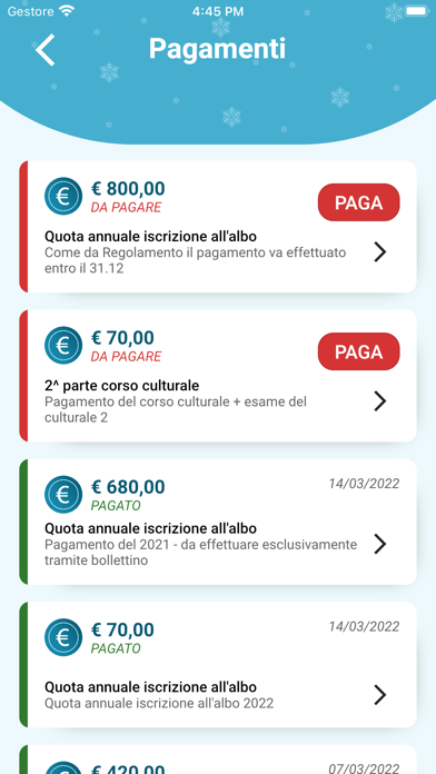Collegio Maestri Sci Trentino Screenshot