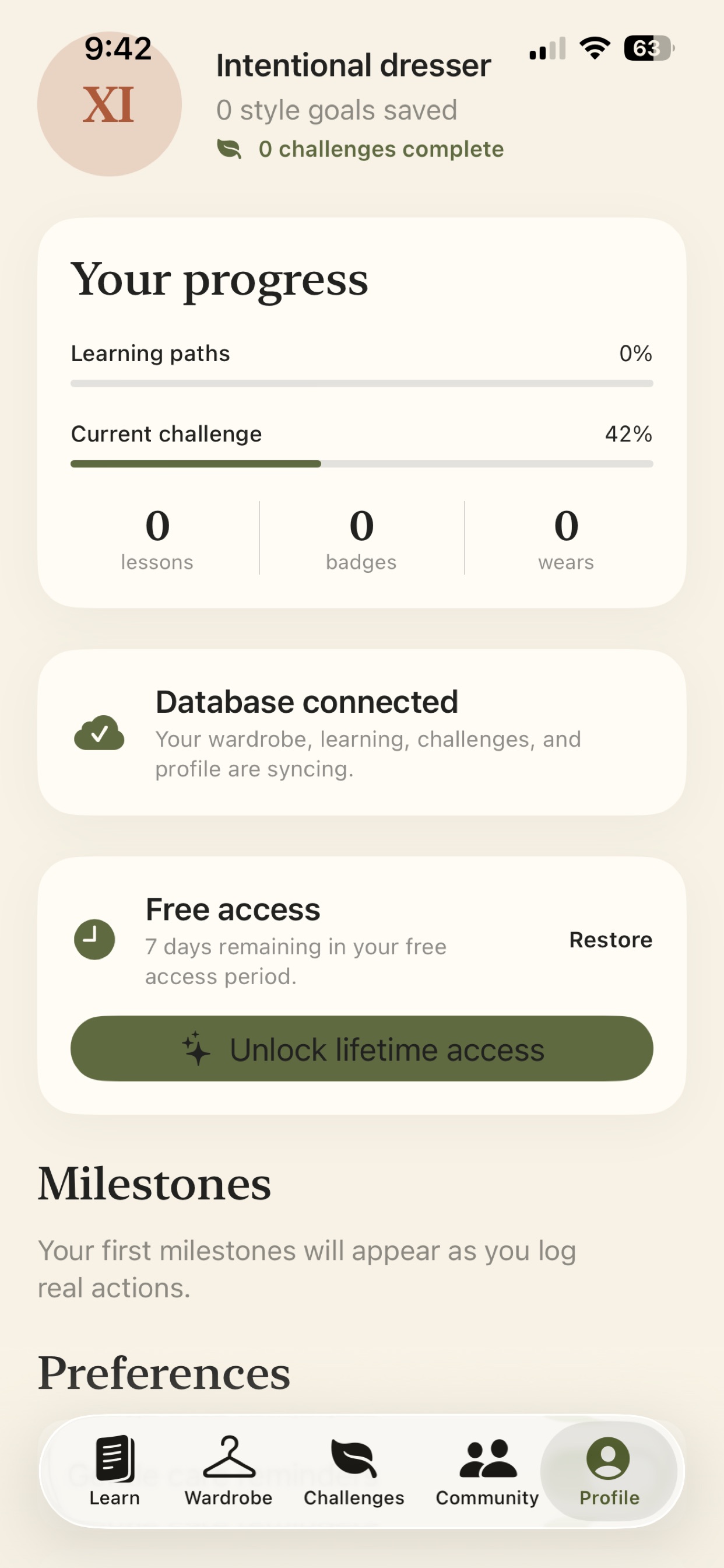 Screenshot 1 of Wear Slowly