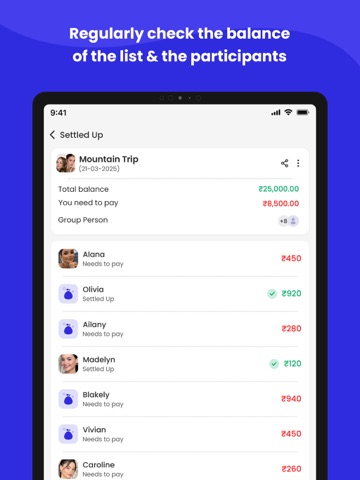 Splitpay - Split it iPad screenshot