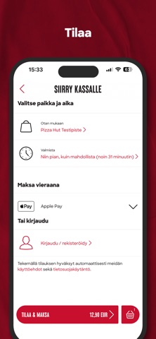 Pizza Hut Suomi screenshot