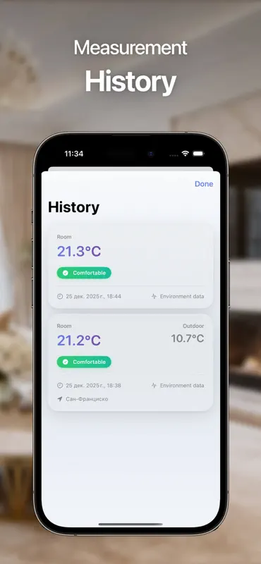 Temperature in Room + screenshot 3 of 4