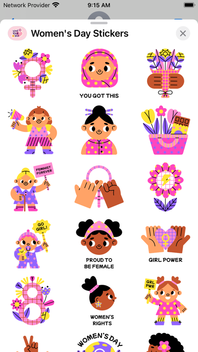 Screenshot #3 pour Women's Day Stickers- WAStickr