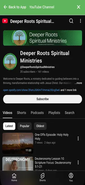 Deeper Roots Ministries App screenshot 3