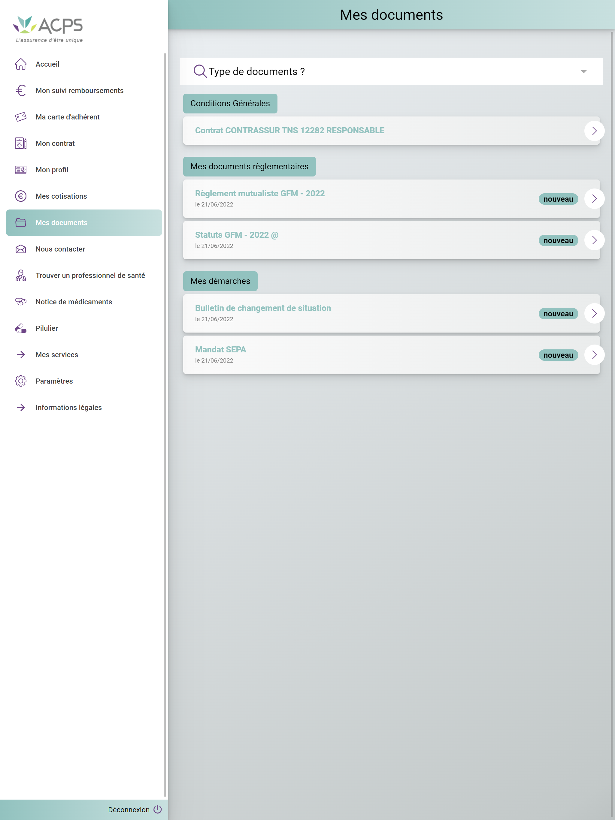 ACPS Santé et Prévoyance screenshot 10